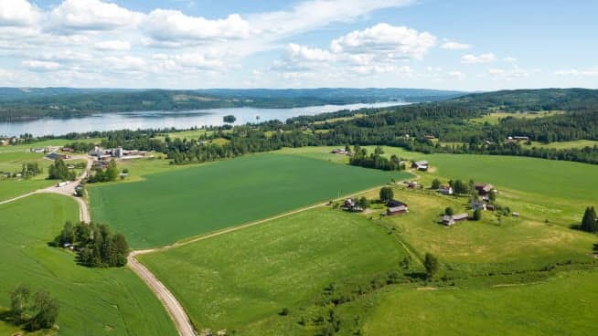 Flygfoto över Sunne