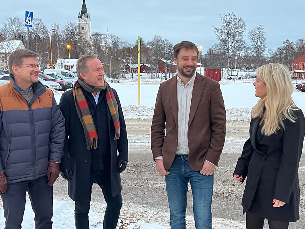 Anders Olsson, Per Branzén, Henrik Frykberger och Petra Svedberg.