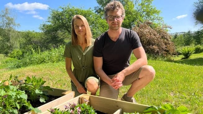 33-åringarna Willemijn och Lars Zonneveld från Nederländerna upplever beslutet att flytta till Sunne som allt mer logiskt.
