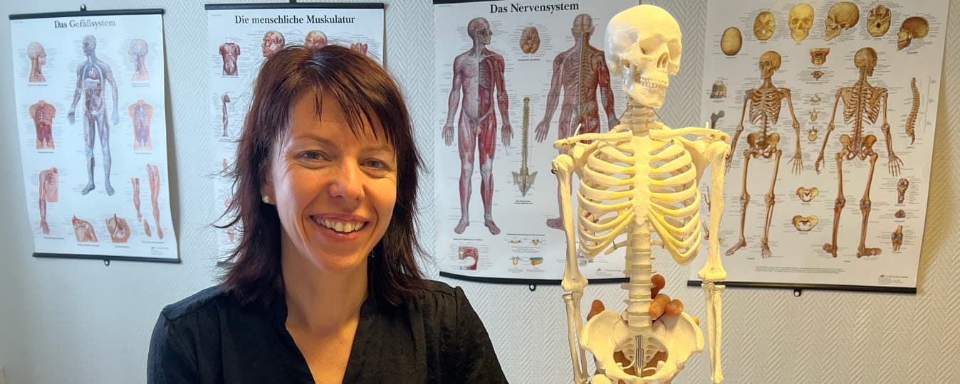 Maria Mikkonen jobbar som osteopat i Sunne.