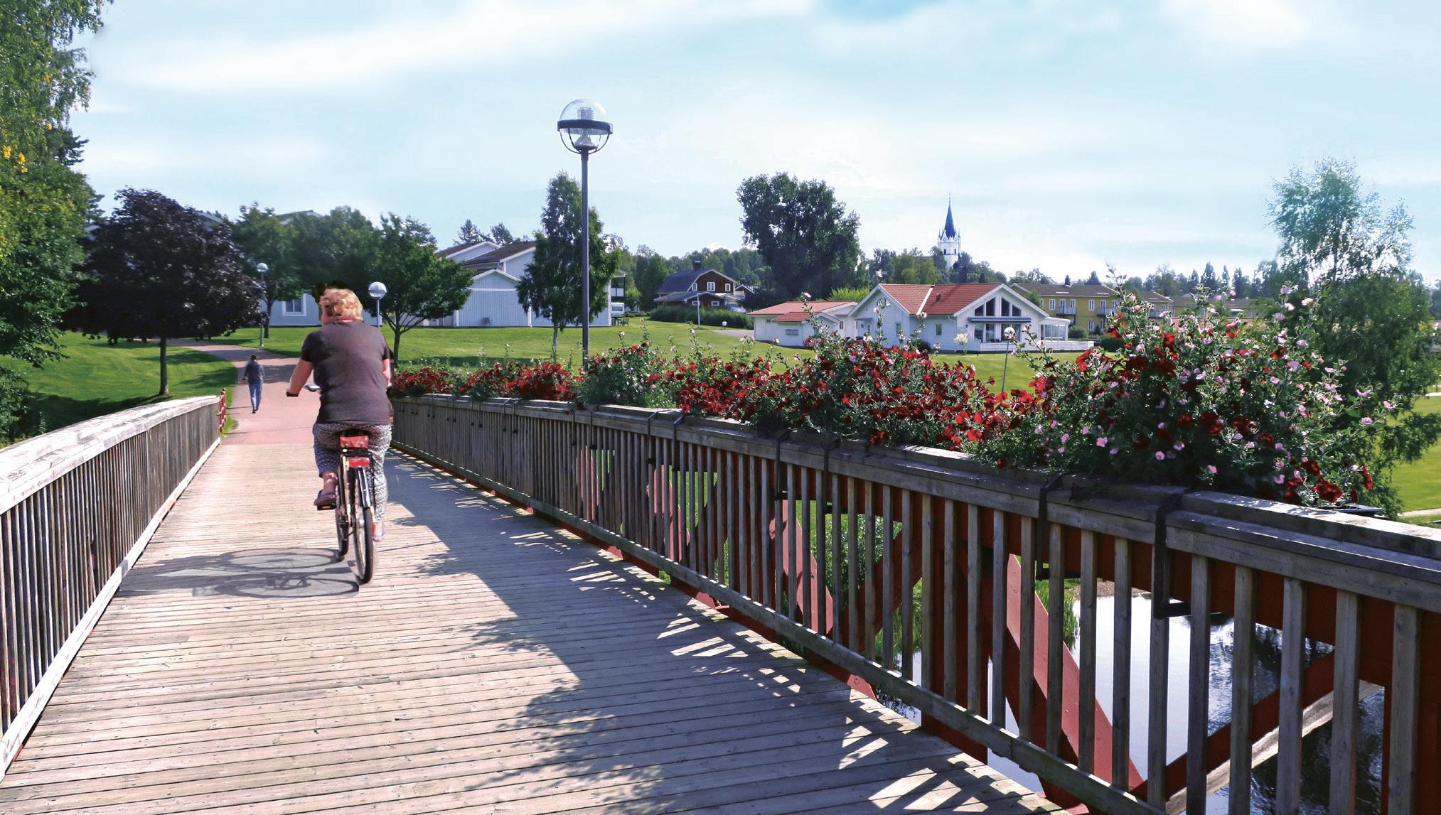 Pendla till jobbet på våra gång- och cykelvägar och använd våra leder för mountainbike.