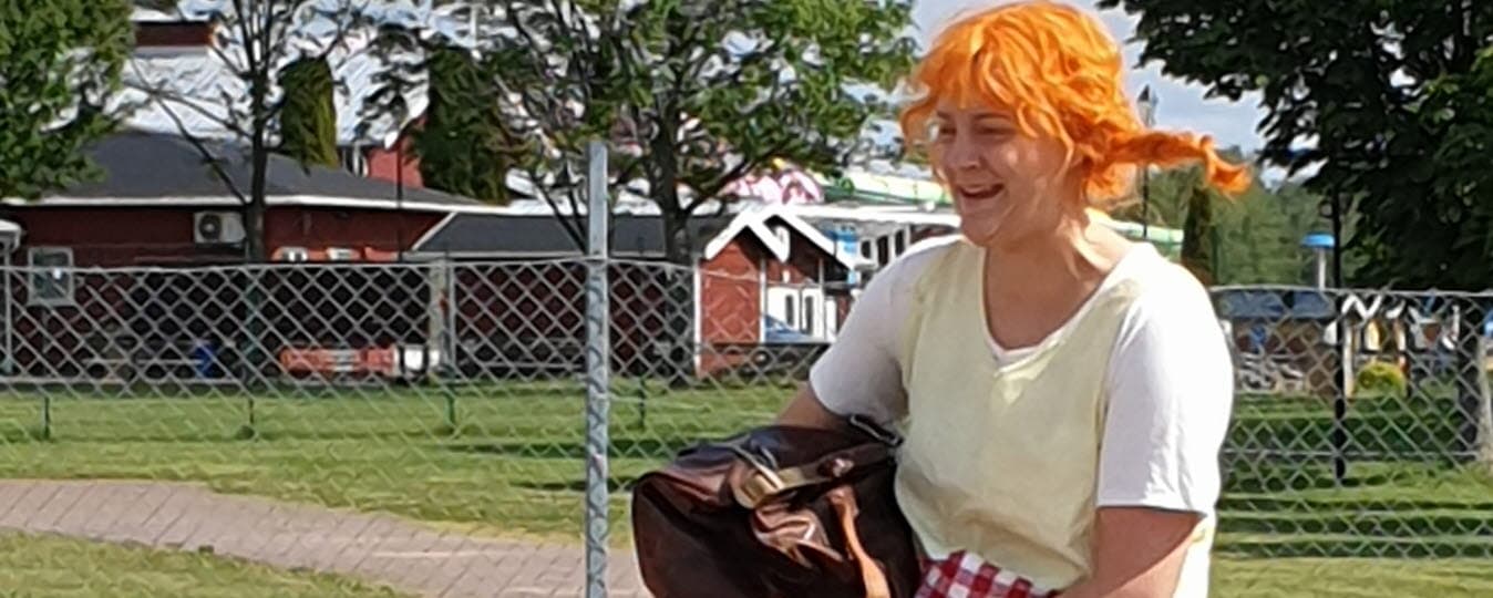 Pippi Långstrump kommer till Familjecentralen Pusslet på besök.