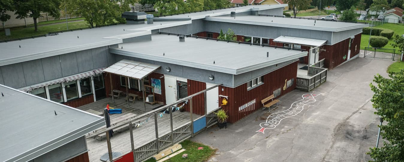 Flygfoto över Prärien.