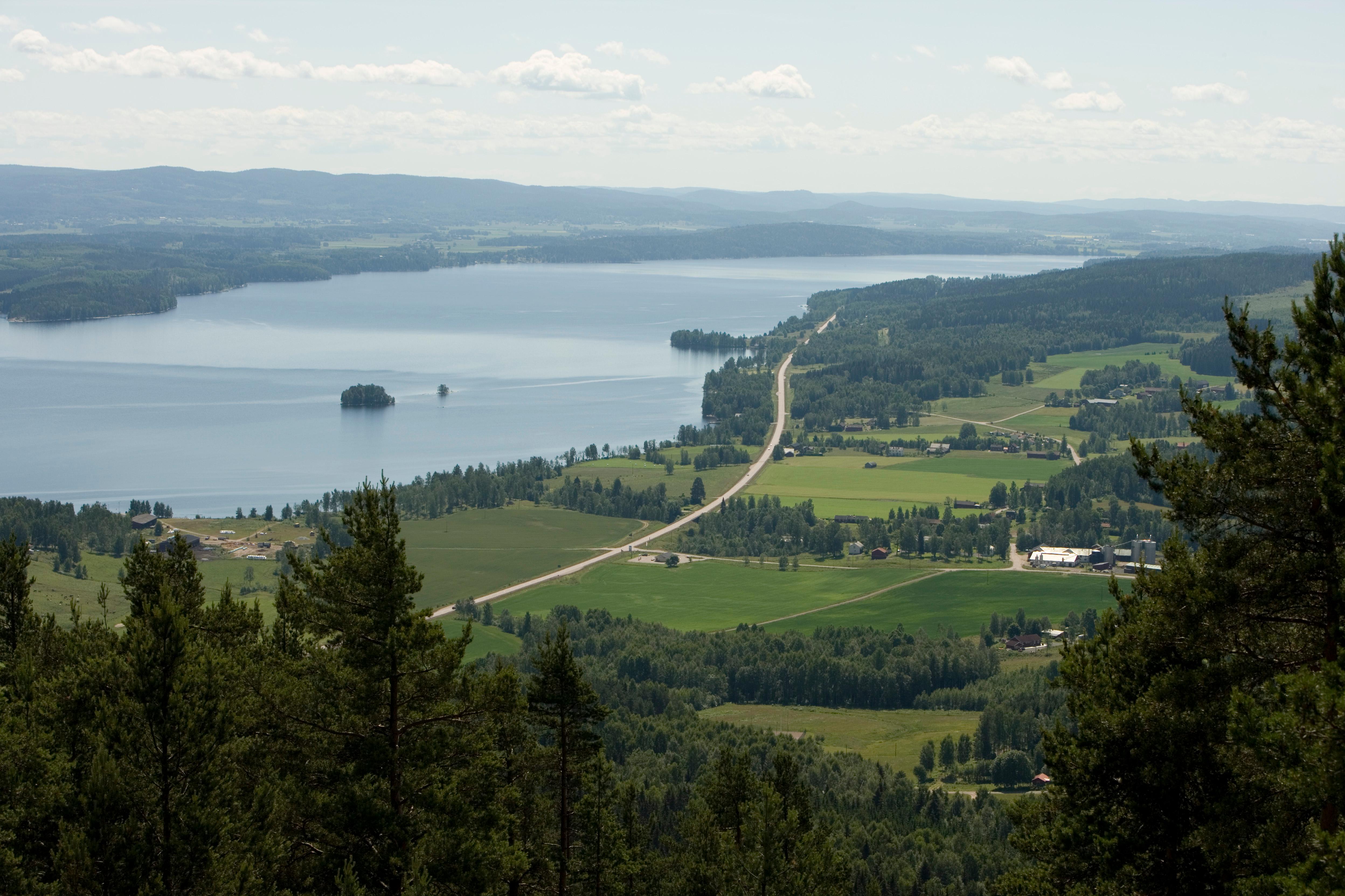 Utsikt från Tossebergsklätten.