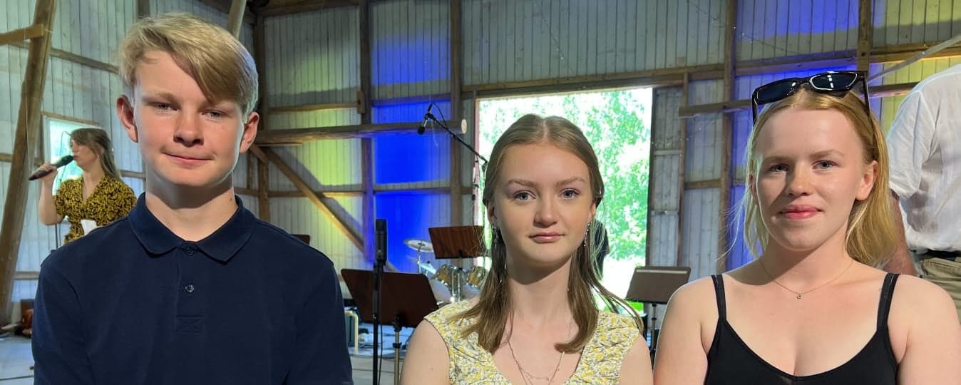 Grattis Edvin Håkansson, längdskidor, Elvy Byh, konståkning och Emma Eklund, dans, till utmärkelsen Årets ungdomstalang i Sunne, 2023.