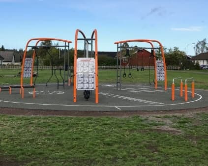 Utegym på Brårud.