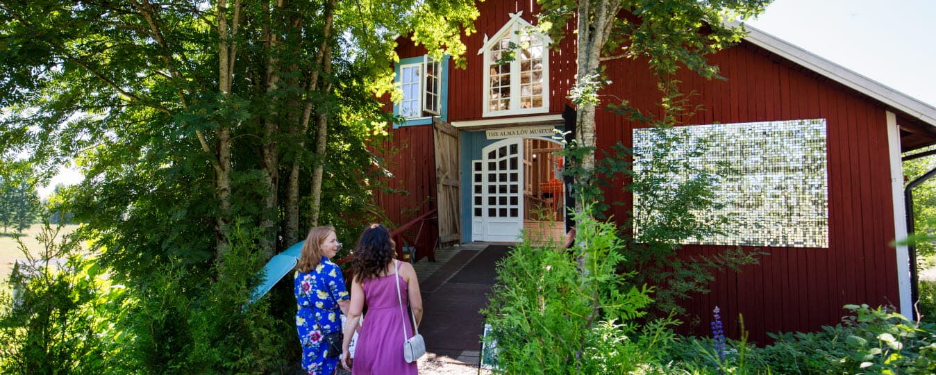 Alma Löv museum är en spännande plats i Östra Ämtervik