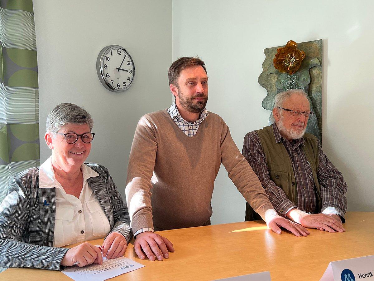 Bild på Marianne Åhman, Henrik Frykberger och Björn Gillberg