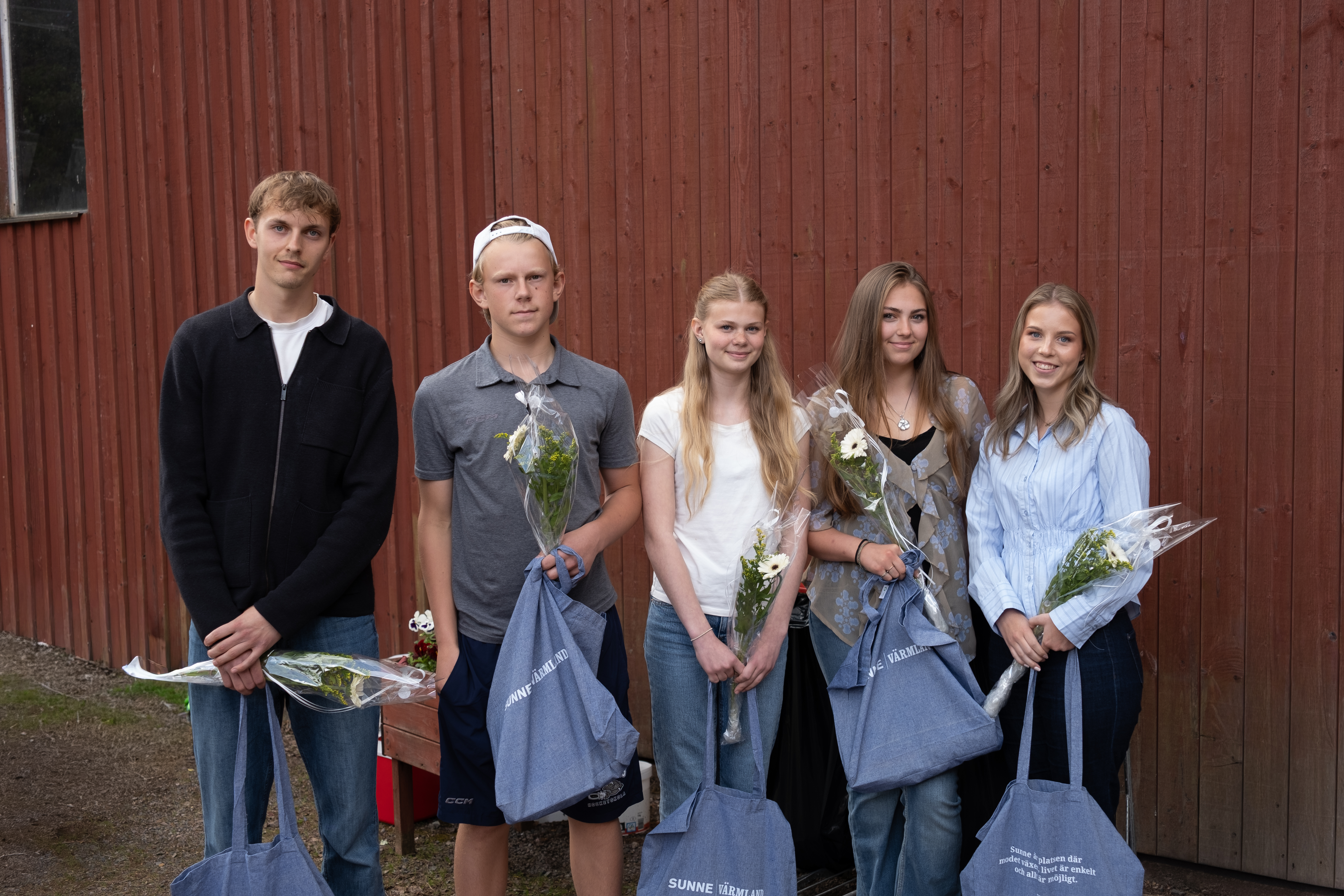 Fr&aring;n v&auml;nster Vincent Johansson, William Fingal, Signe L&oslash;vaas, Alma Broos, Malva Torby