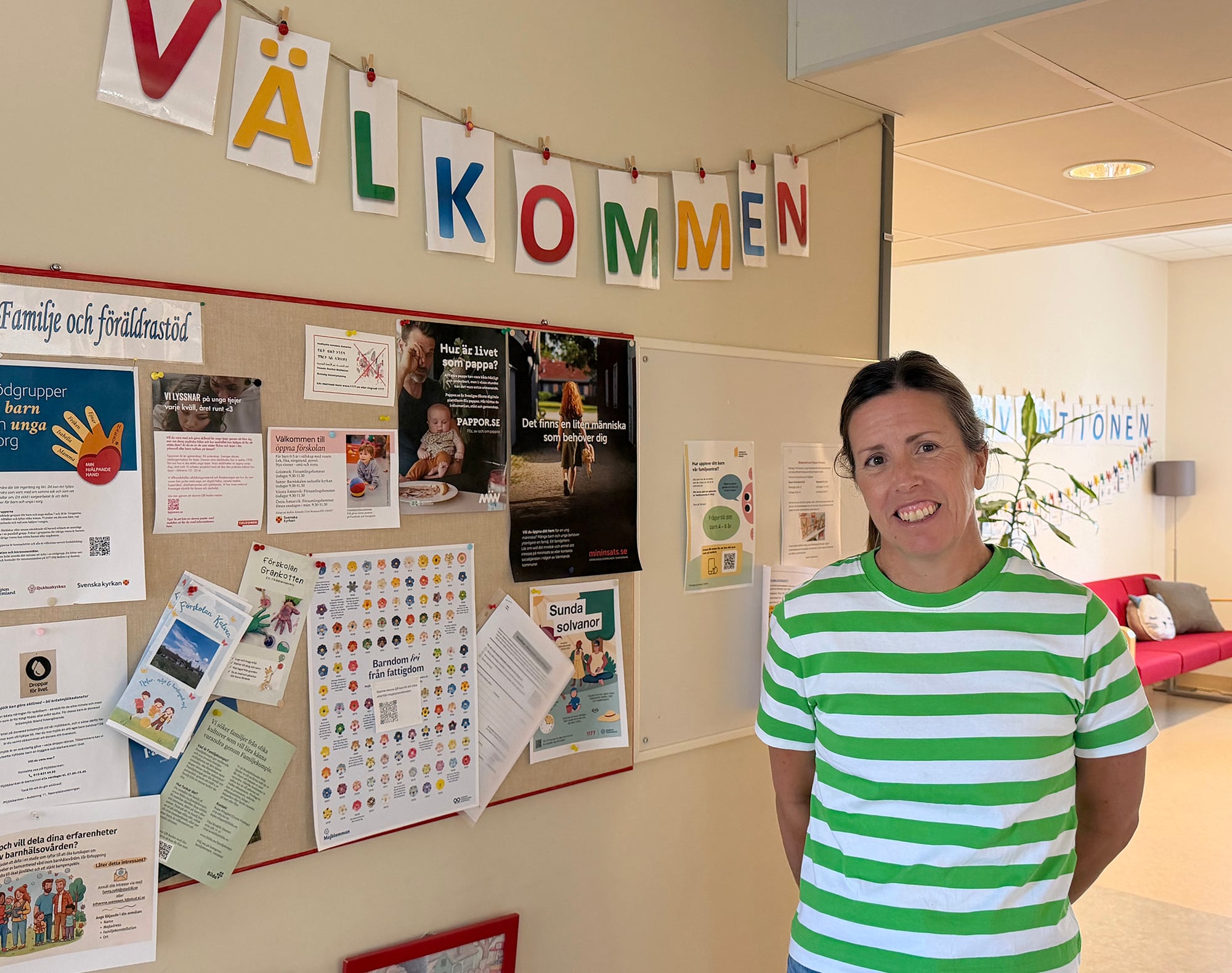 Lisa Palmberg, ny förskollärare på Familjecentralen Pusslet i Sunne.