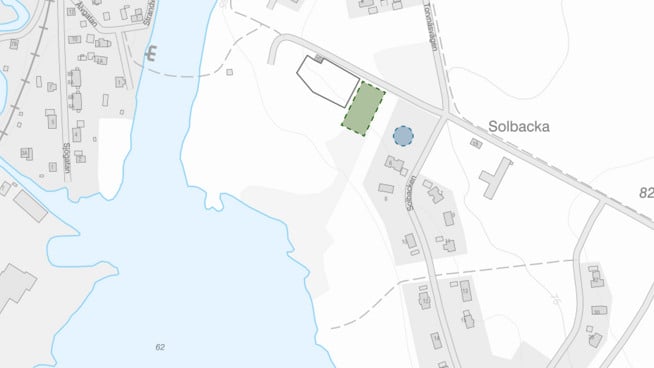 Den fördjupade undersökningen av PFAS görs på ett begränsat område intill ställverket på Torvnäs-Solbacka. Även en intilliggande, obebyggd tomt ingår i undersökningen.