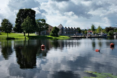 Brf Gösta Berling har vacker utsikt över Frykensundet.