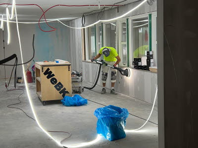 3 månader kvar innan allt ska vara klart.