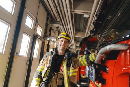 Tommy Gardsten i sin roll som r&auml;ddningsledare.