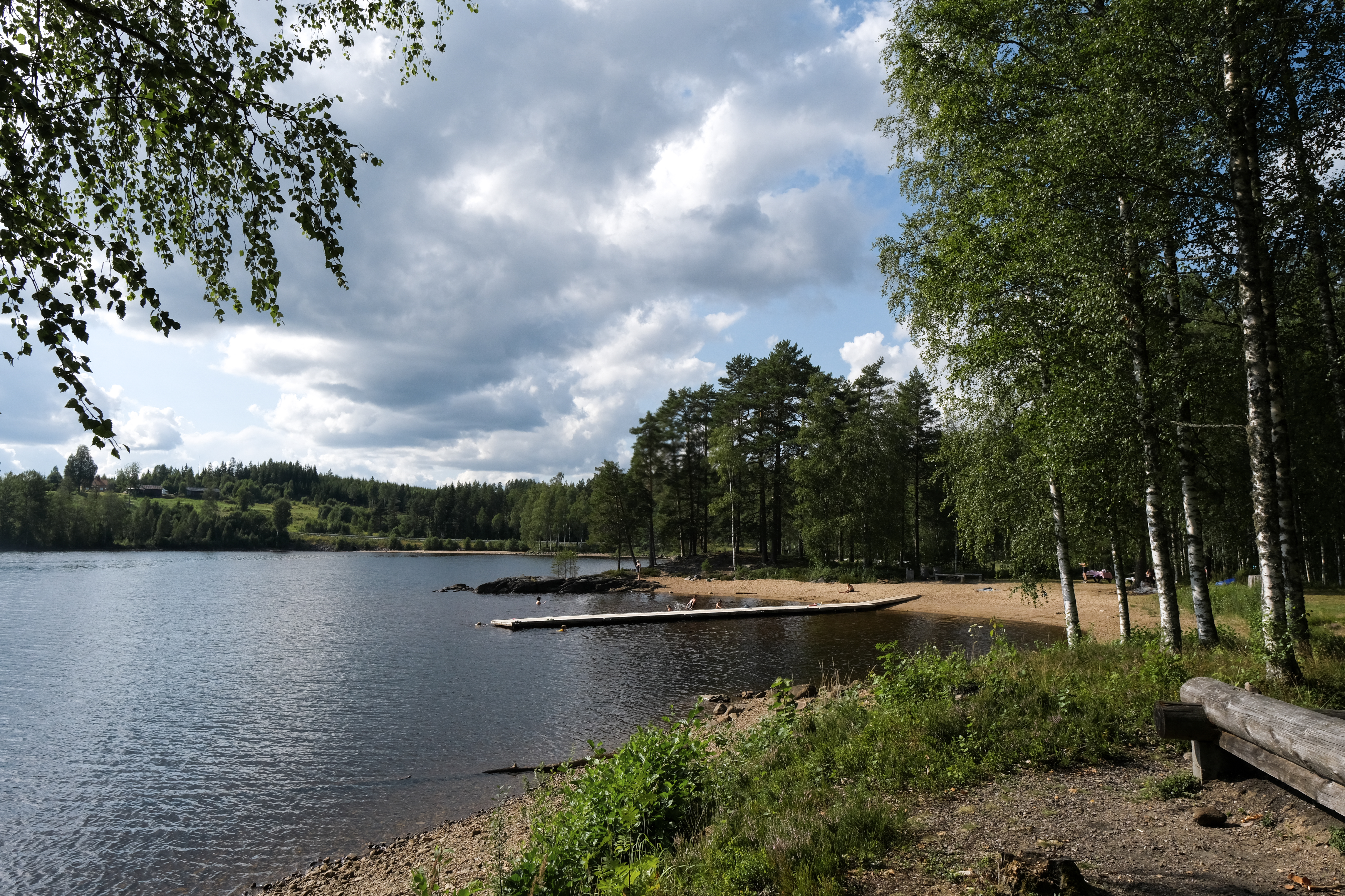 Timbonäs badplats.