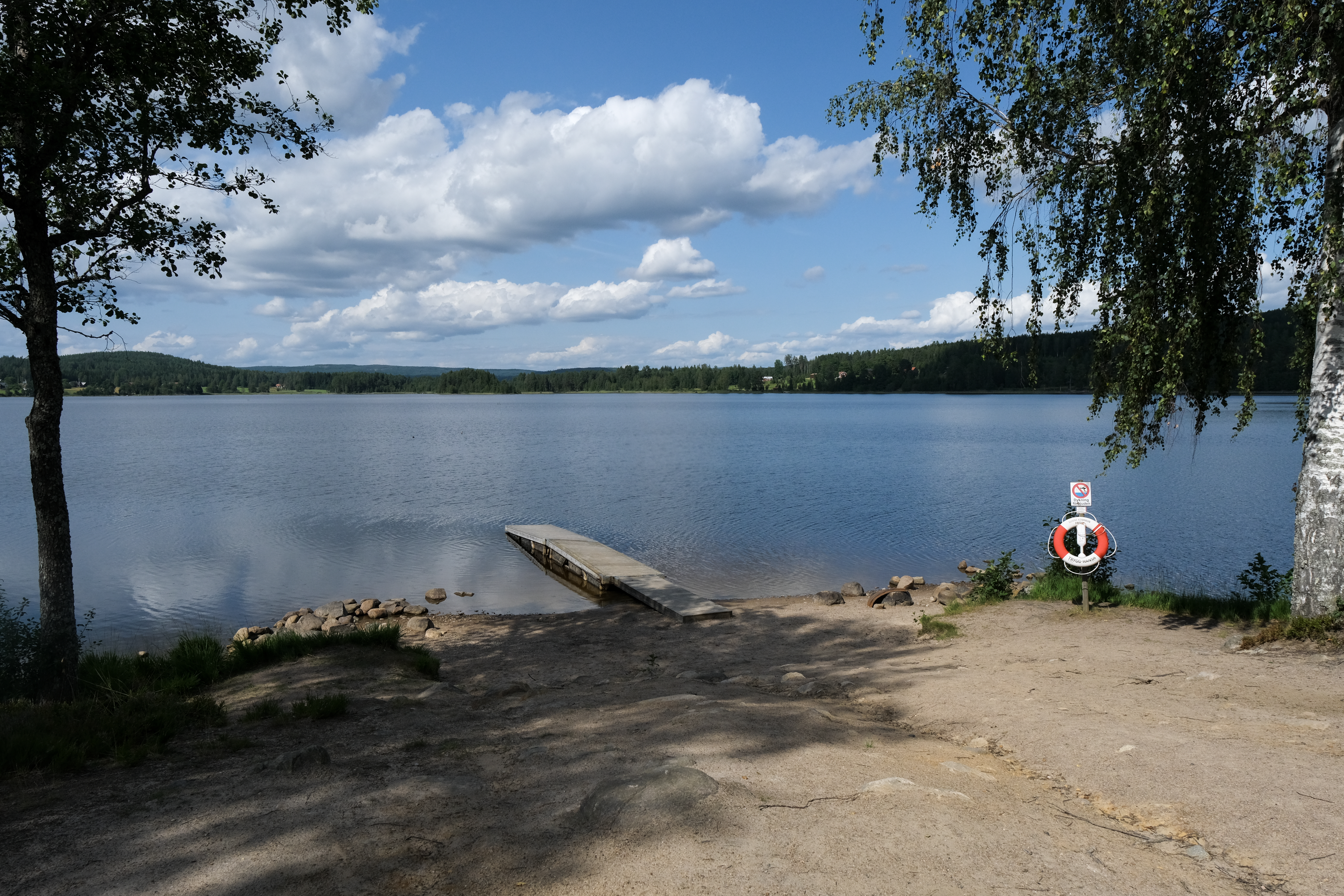 Lersjöns badplats.