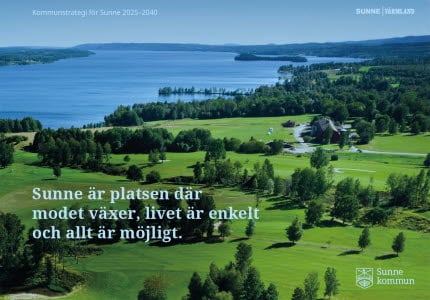 Folder om Sunnes kommunstrategi 2025-2040