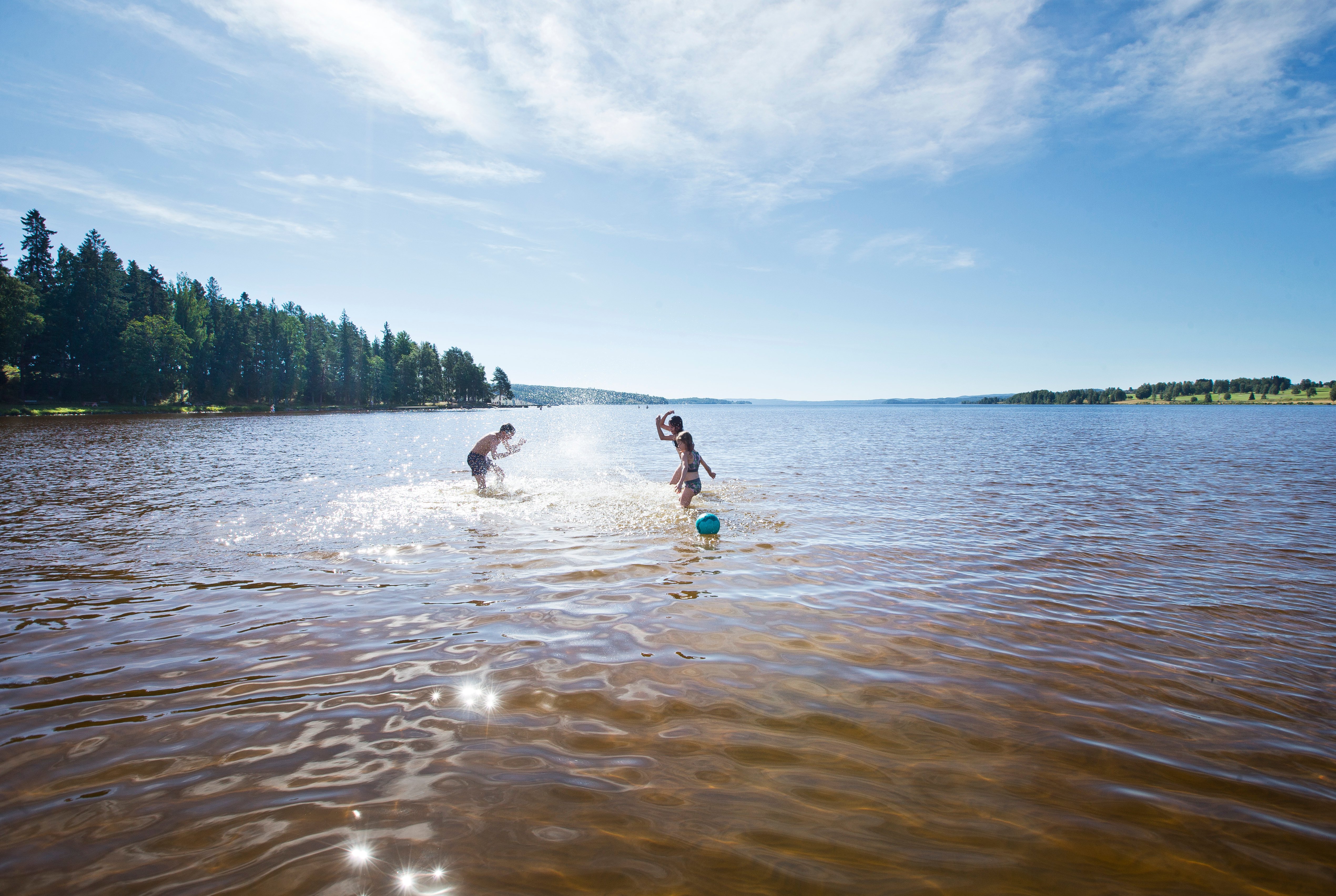 Badplatsen vid Kolsn&auml;sudden.