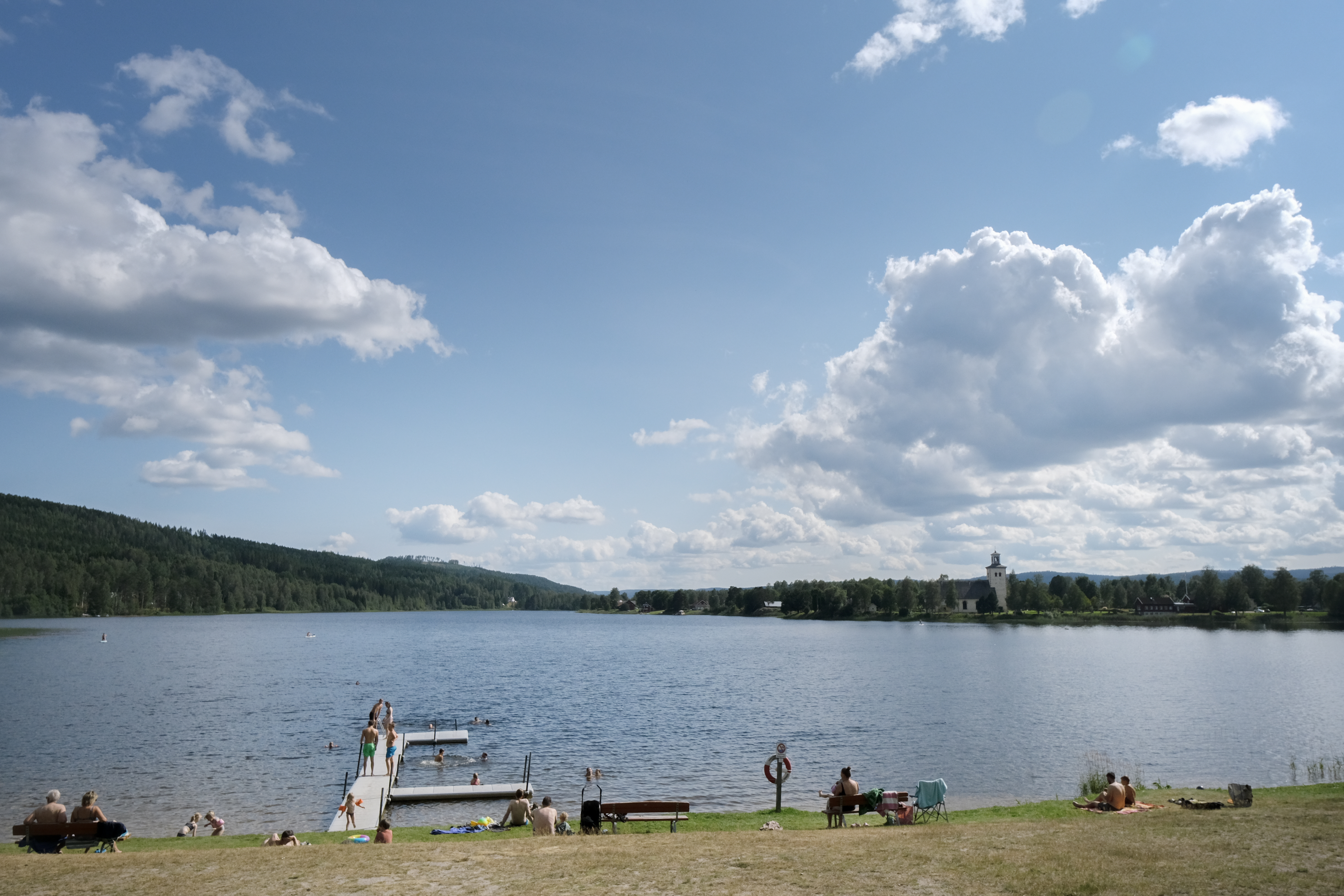 Lillsj&ouml;ns badplats.